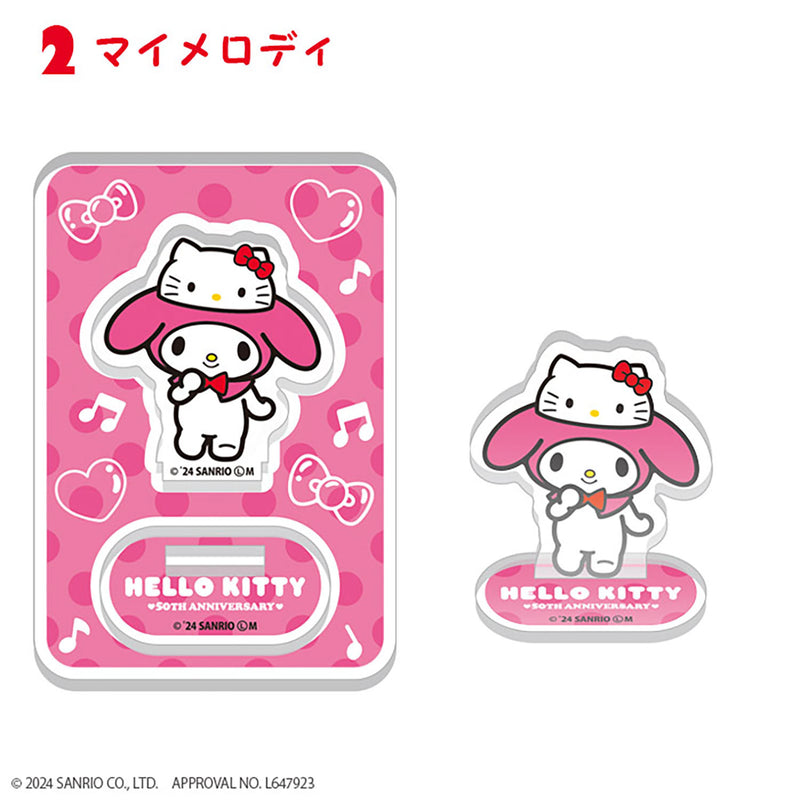 HELLO KITTY F-Toys HELLO KITTY 50TH ANNIVERSARY Acrylic Stand