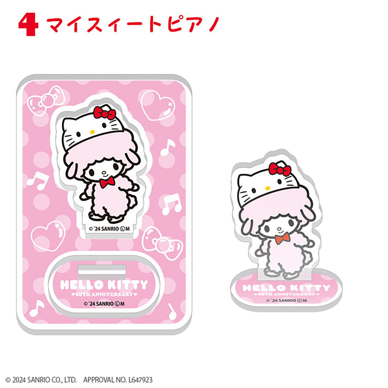 HELLO KITTY F-Toys HELLO KITTY 50TH ANNIVERSARY Acrylic Stand