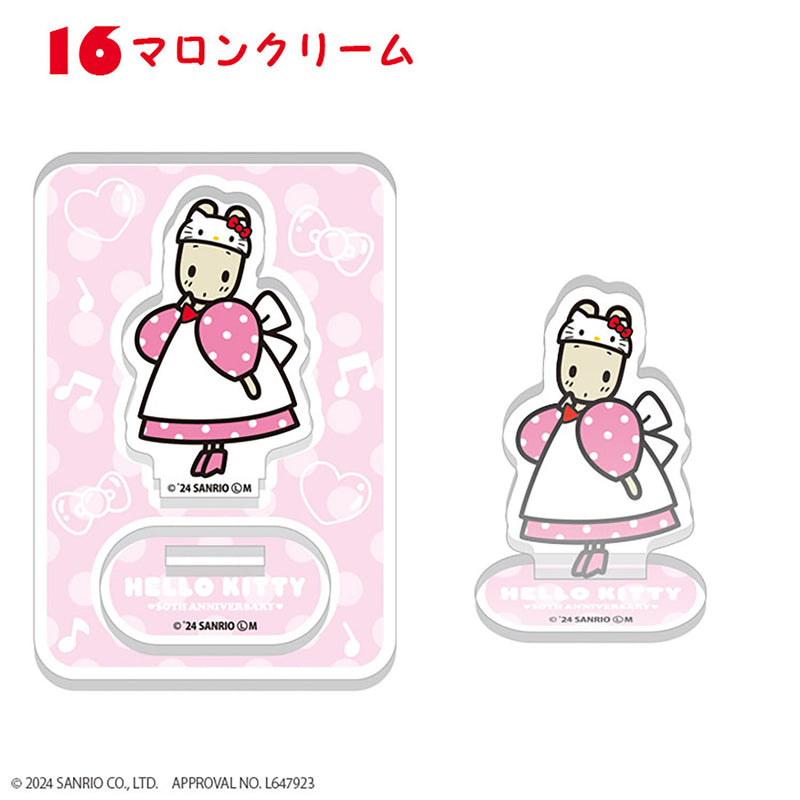 HELLO KITTY F-Toys HELLO KITTY 50TH ANNIVERSARY Acrylic Stand