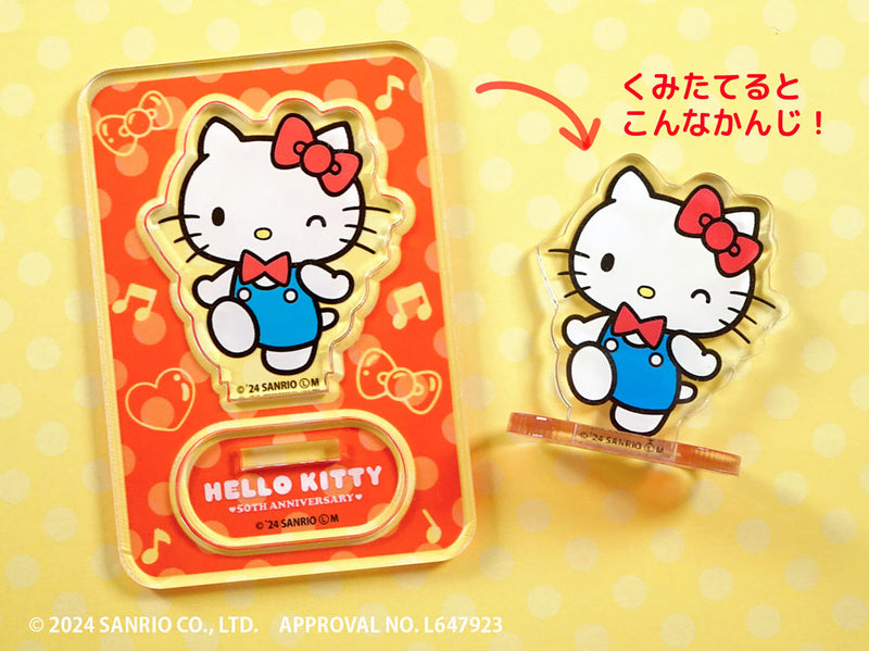 HELLO KITTY F-Toys HELLO KITTY 50TH ANNIVERSARY Acrylic Stand