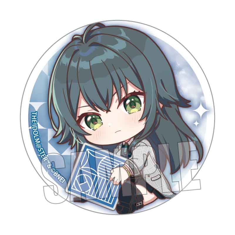 Gakuen Idolmaster Bell House Trading Can Badge GyuGyutto