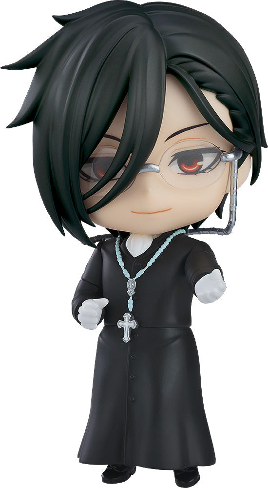 2670 Black Butler: Boarding School Arc Nendoroid Sebastian Michaelis: Sapphire Owl Ver.