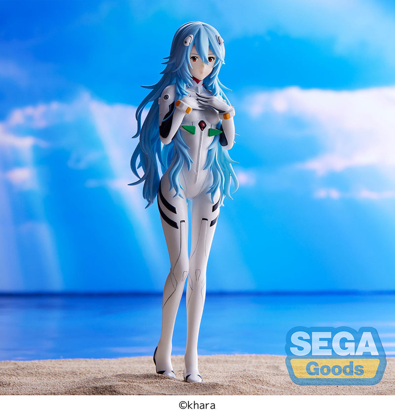 EVANGELION: 3.0+1.0 Thrice Upon a Time SEGA SPM Figure Rei Ayanami Long Hair Ver.