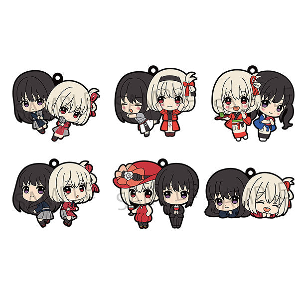 Lycoris Recoil MEGAHOUSE Rubber Mascot Buddycolle (Box of 6)