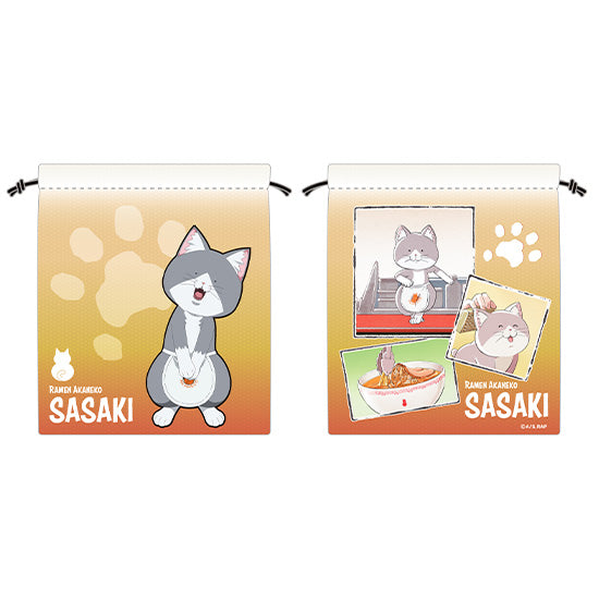 Ramen Akaneko 16 directions Ramen Akaneko Drawstring Pouch Bunzo/Hana/Sabu/Sasaki/Krishna/All Characters