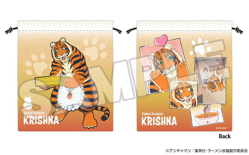 Ramen Akaneko 16 directions Ramen Akaneko Drawstring Pouch Bunzo/Hana/Sabu/Sasaki/Krishna/All Characters