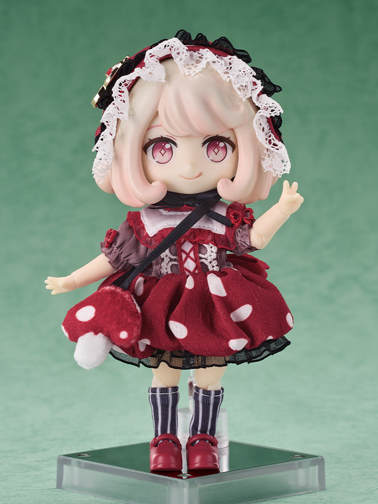 Nendoroid Doll Good Smile Arts Shanghai Nendoroid Doll Outfit Set: Mushroom - Girl (Red/Pink)