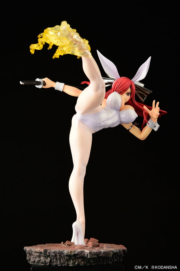 FAIRY TAIL Orcatoys Erza Scarlet  HIGH KICKver. White Bunny