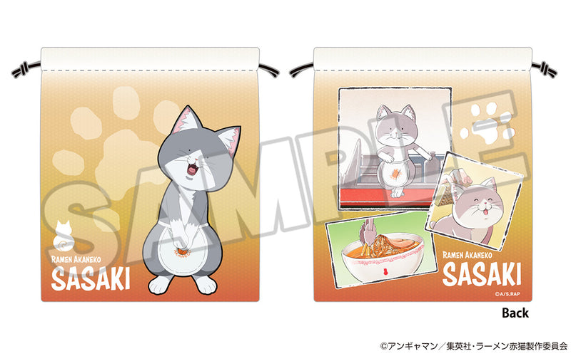 Ramen Akaneko 16 directions Ramen Akaneko Drawstring Pouch Bunzo/Hana/Sabu/Sasaki/Krishna/All Characters