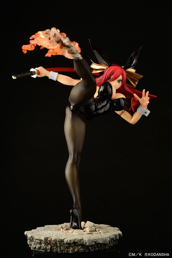 FAIRY TAIL Orcatoys Erza Scarlet  HIGH KICKver. Black Bunny