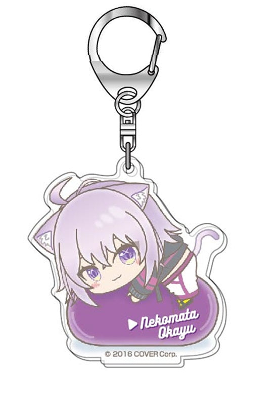 Hololive Bandai Acrylic Key Chain Hug Meets Vol.5 02 Nekomata Okayu AK