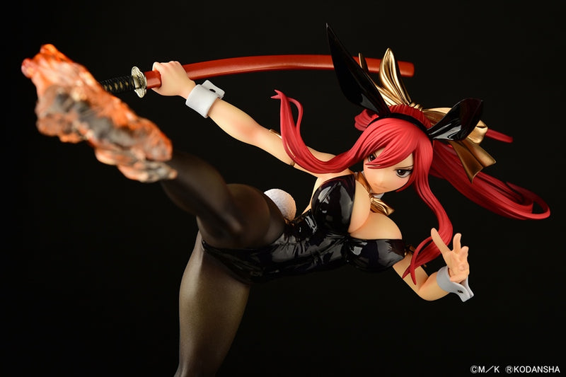 FAIRY TAIL Orcatoys Erza Scarlet  HIGH KICKver. Black Bunny