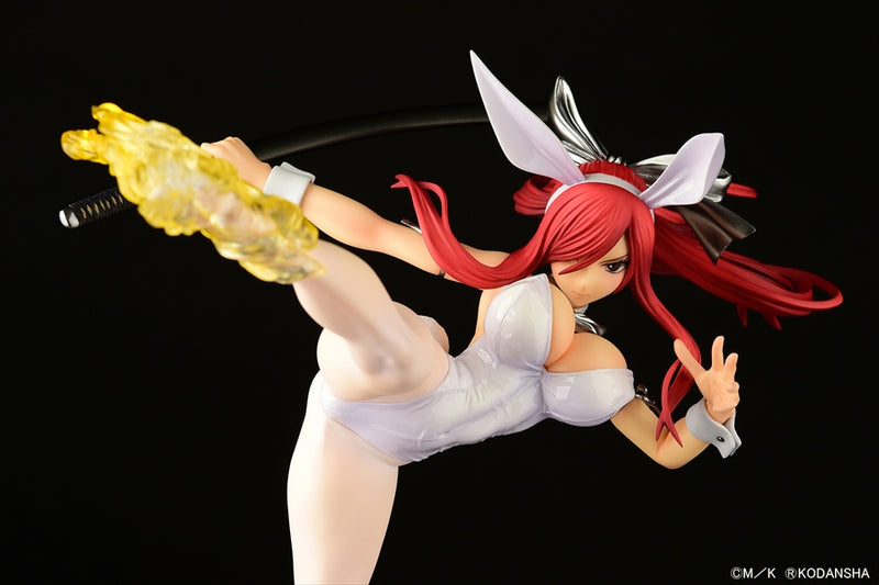 FAIRY TAIL Orcatoys Erza Scarlet  HIGH KICKver. White Bunny