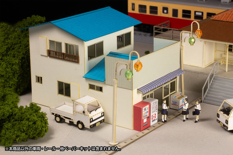 PLUM 1/80 Scale Paper kit Town Corner Accessory Series Store 「General Store」