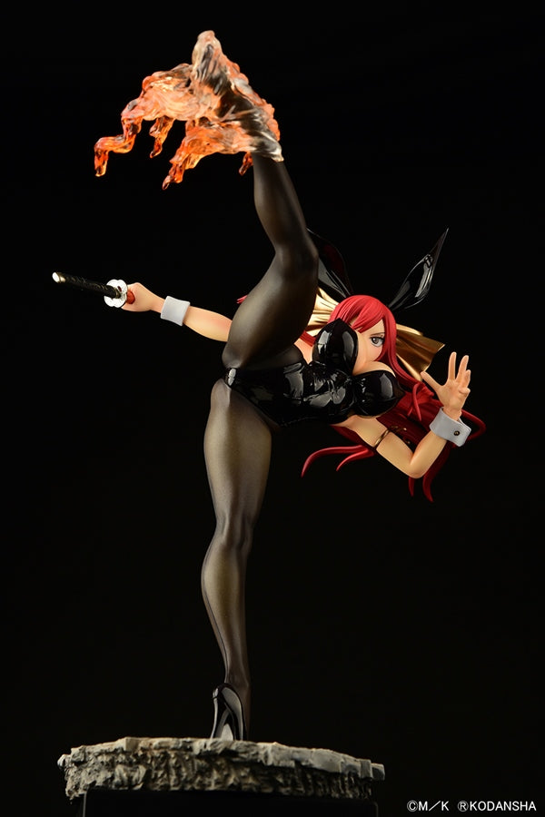 FAIRY TAIL Orcatoys Erza Scarlet  HIGH KICKver. Black Bunny