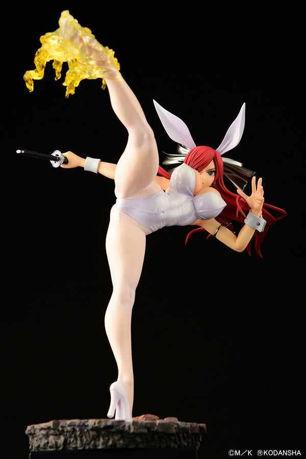 FAIRY TAIL Orcatoys Erza Scarlet  HIGH KICKver. White Bunny