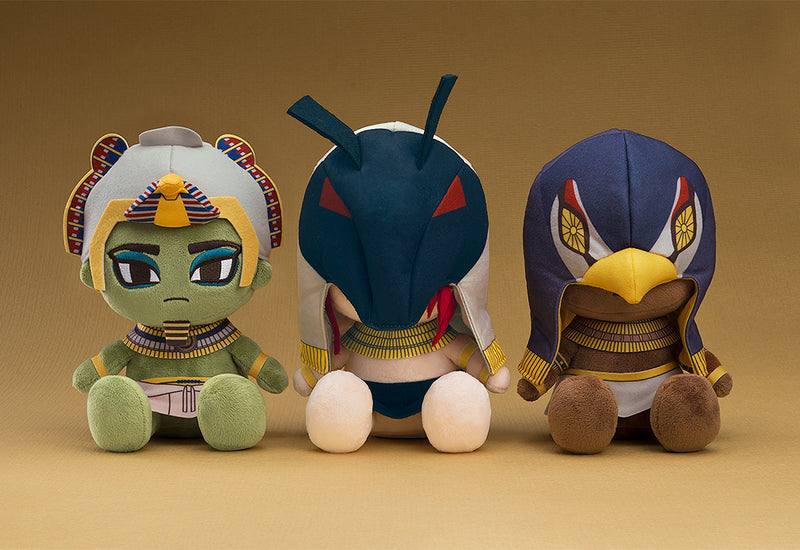 Ennead ORANGE ROUGE Plushie Seth/Horus/Osiris