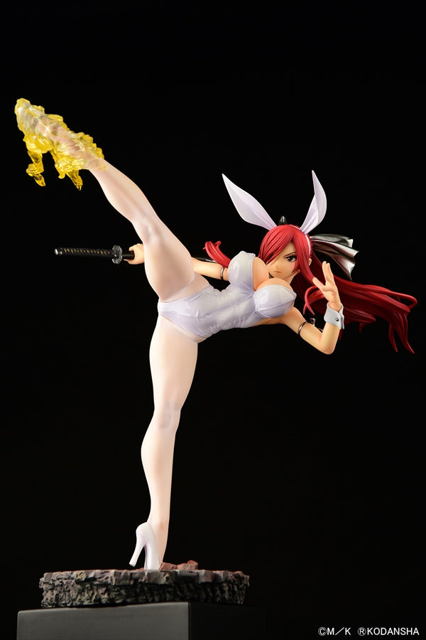 FAIRY TAIL Orcatoys Erza Scarlet  HIGH KICKver. White Bunny