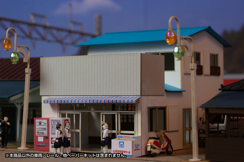 PLUM 1/80 Scale Paper kit Town Corner Accessory Series Store 「General Store」