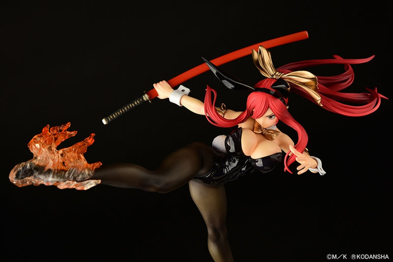 FAIRY TAIL Orcatoys Erza Scarlet  HIGH KICKver. Black Bunny