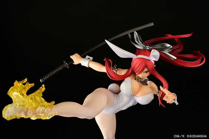 FAIRY TAIL Orcatoys Erza Scarlet  HIGH KICKver. White Bunny