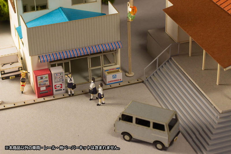 PLUM 1/80 Scale Paper kit Town Corner Accessory Series Store 「General Store」