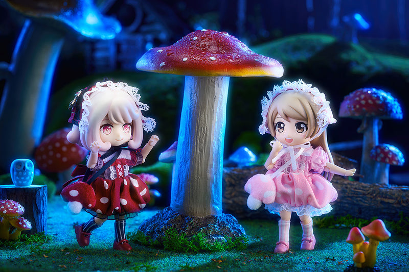 Nendoroid Doll Good Smile Arts Shanghai Nendoroid Doll Outfit Set: Mushroom - Girl (Red/Pink)