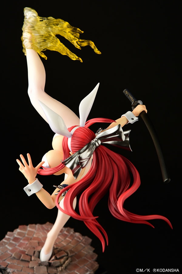 FAIRY TAIL Orcatoys Erza Scarlet  HIGH KICKver. White Bunny