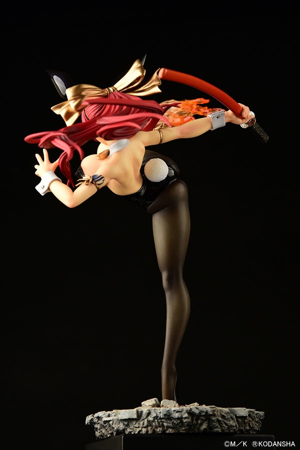 FAIRY TAIL Orcatoys Erza Scarlet  HIGH KICKver. Black Bunny