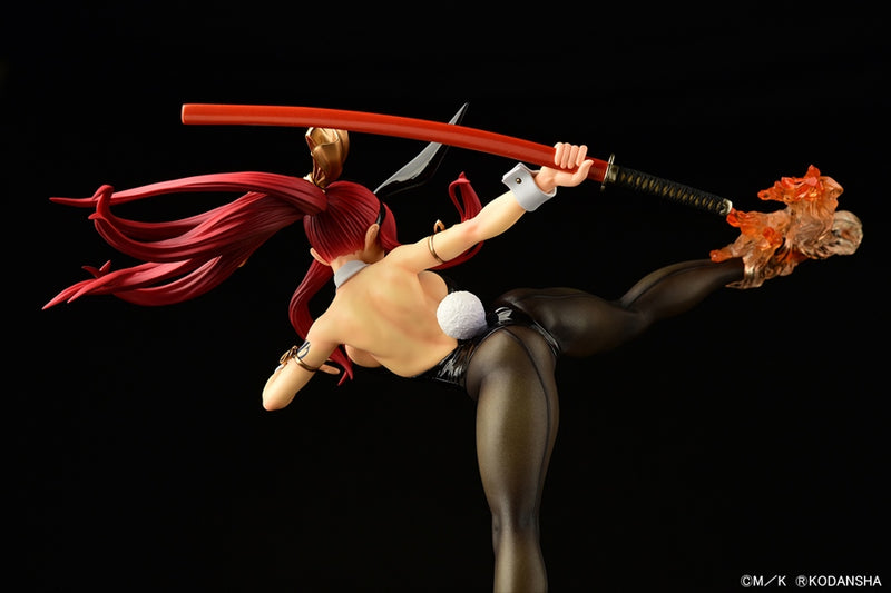 FAIRY TAIL Orcatoys Erza Scarlet  HIGH KICKver. Black Bunny