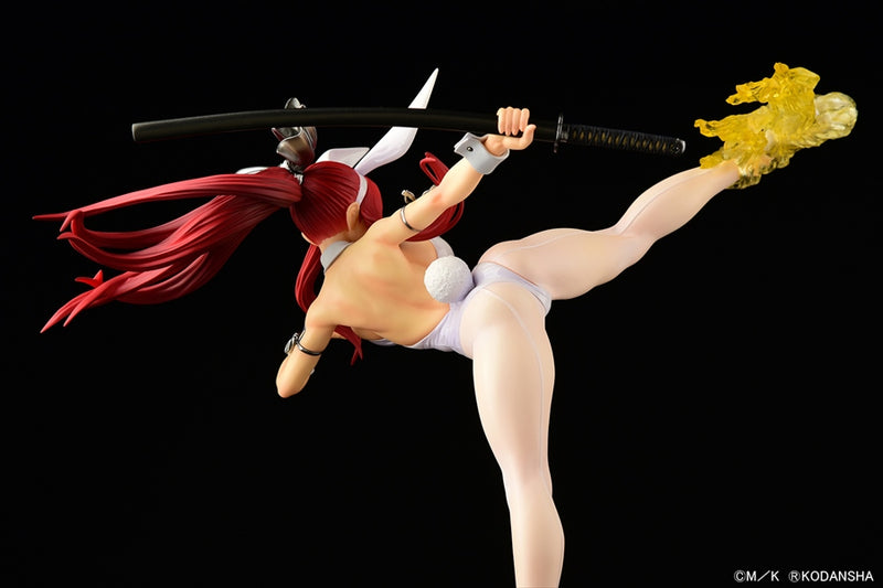 FAIRY TAIL Orcatoys Erza Scarlet  HIGH KICKver. White Bunny