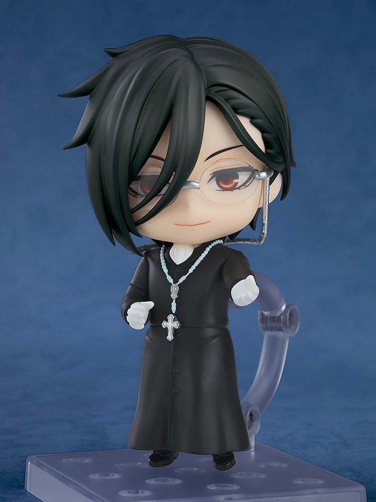 2670 Black Butler: Boarding School Arc Nendoroid Sebastian Michaelis: Sapphire Owl Ver.