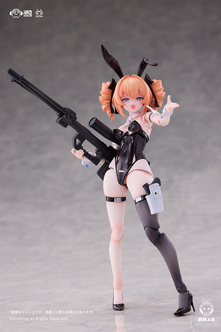 BUNNY RAPID ACTION SQUAD Sushing Sniper Leoni 1/12 Scale Articulated Figure