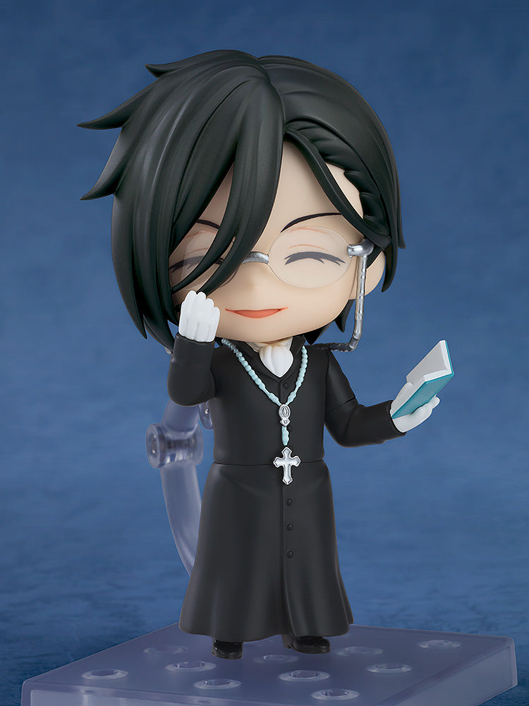 2670 Black Butler: Boarding School Arc Nendoroid Sebastian Michaelis: Sapphire Owl Ver.