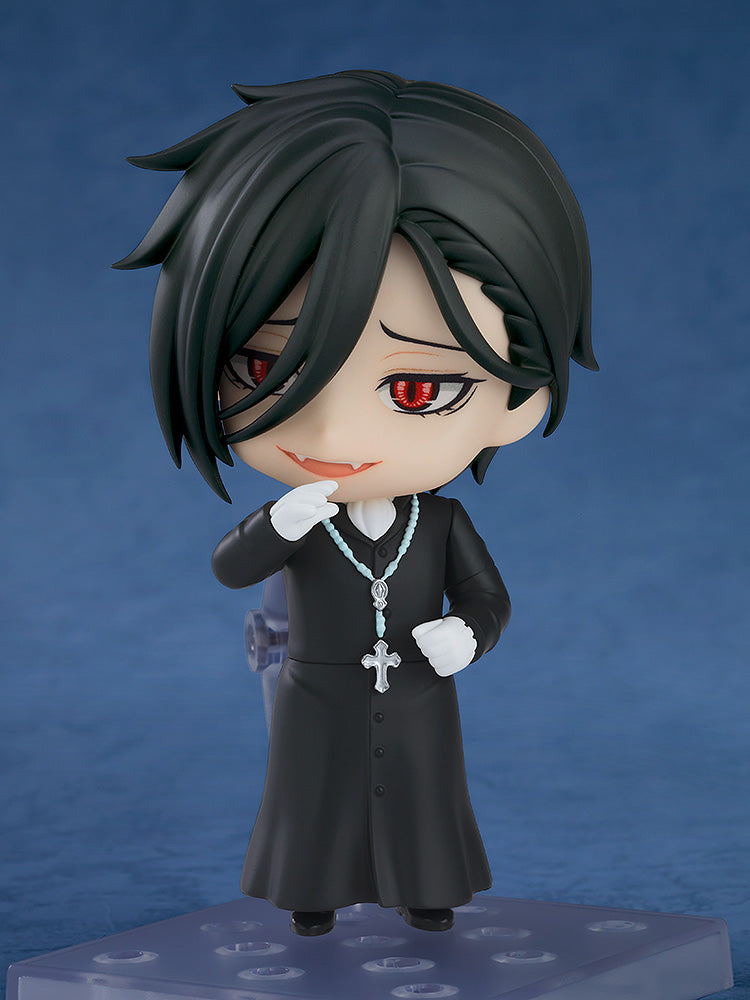 2670 Black Butler: Boarding School Arc Nendoroid Sebastian Michaelis: Sapphire Owl Ver.