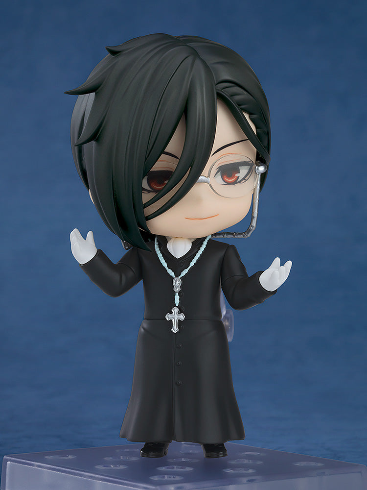 2670 Black Butler: Boarding School Arc Nendoroid Sebastian Michaelis: Sapphire Owl Ver.