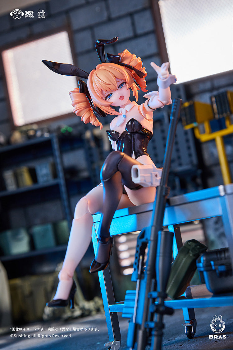 BUNNY RAPID ACTION SQUAD Sushing Sniper Leoni 1/12 Scale Articulated Figure