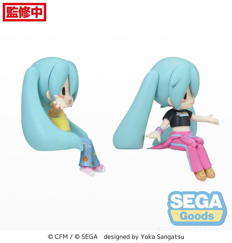 Hatsune Miku x Love and Berry Dress Up and Dance! SEGA fuwa petit Perching Mini Figure Hatsune Miku (EX)