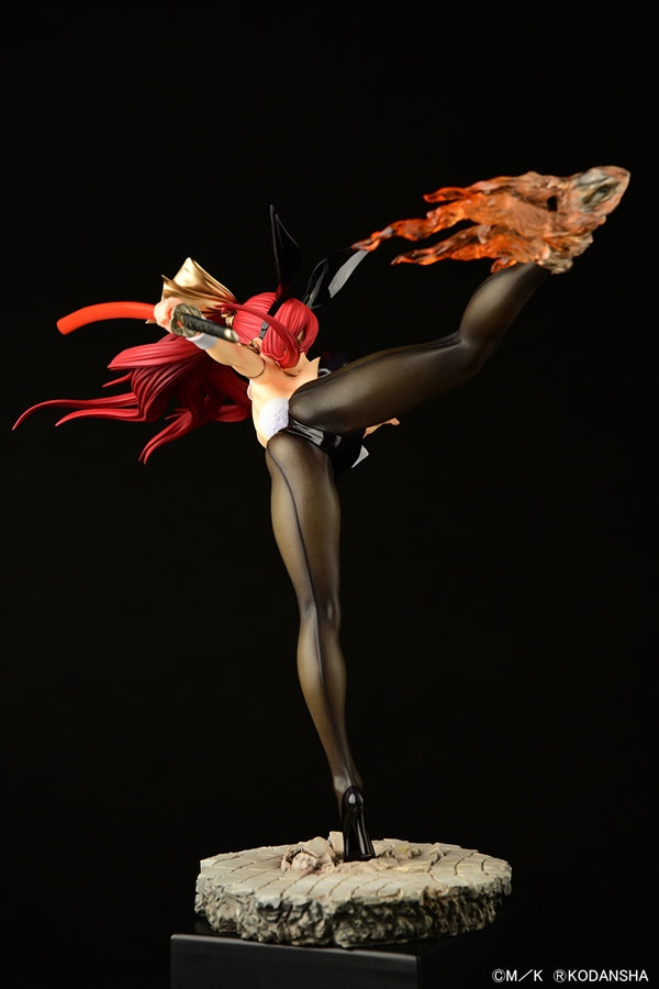 FAIRY TAIL Orcatoys Erza Scarlet  HIGH KICKver. Black Bunny