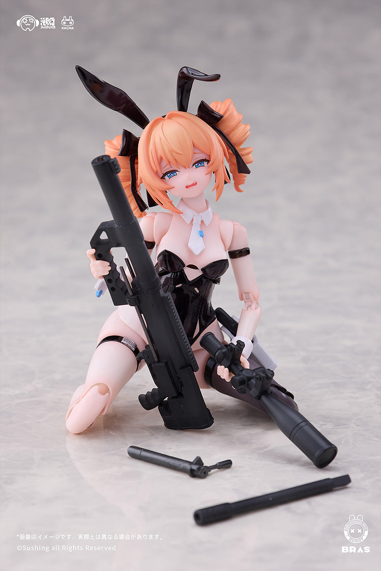 BUNNY RAPID ACTION SQUAD Sushing Sniper Leoni 1/12 Scale Articulated Figure