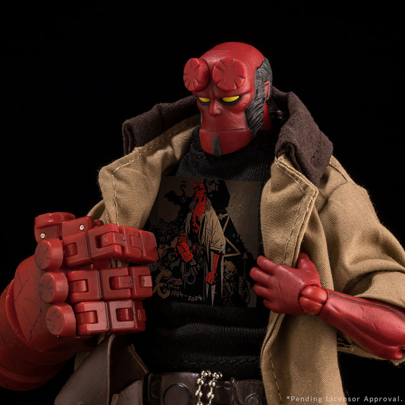 Hellboy 1000 Toys Hellboy 1/12 Scale Action Figure 30th Anniversary Edition