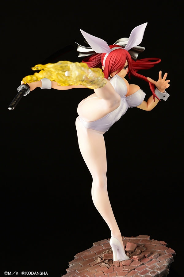 FAIRY TAIL Orcatoys Erza Scarlet  HIGH KICKver. White Bunny