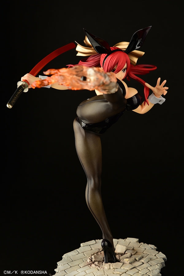 FAIRY TAIL Orcatoys Erza Scarlet  HIGH KICKver. Black Bunny