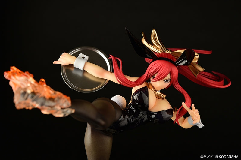 FAIRY TAIL Orcatoys Erza Scarlet  HIGH KICKver. Black Bunny