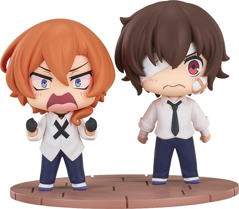 Bungo Stray Dogs WAN! Good Smile Arts Shanghai Chibi Figure Osamu Dazai & Chuya Nakahara: Fourteen-Year-Old Ver.