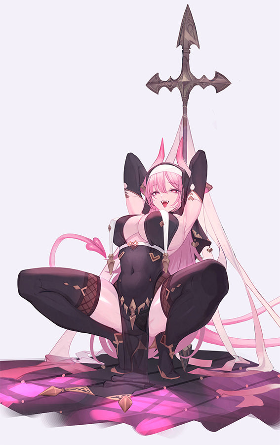 illustration by Moco HOTVENUS Devil Sister Nemu Tapestry Set Edition