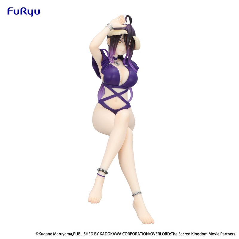 OVERLORD FURYU Noodle Stopper Figure -Albedo Swimsuit Dark Purple Color ver.-