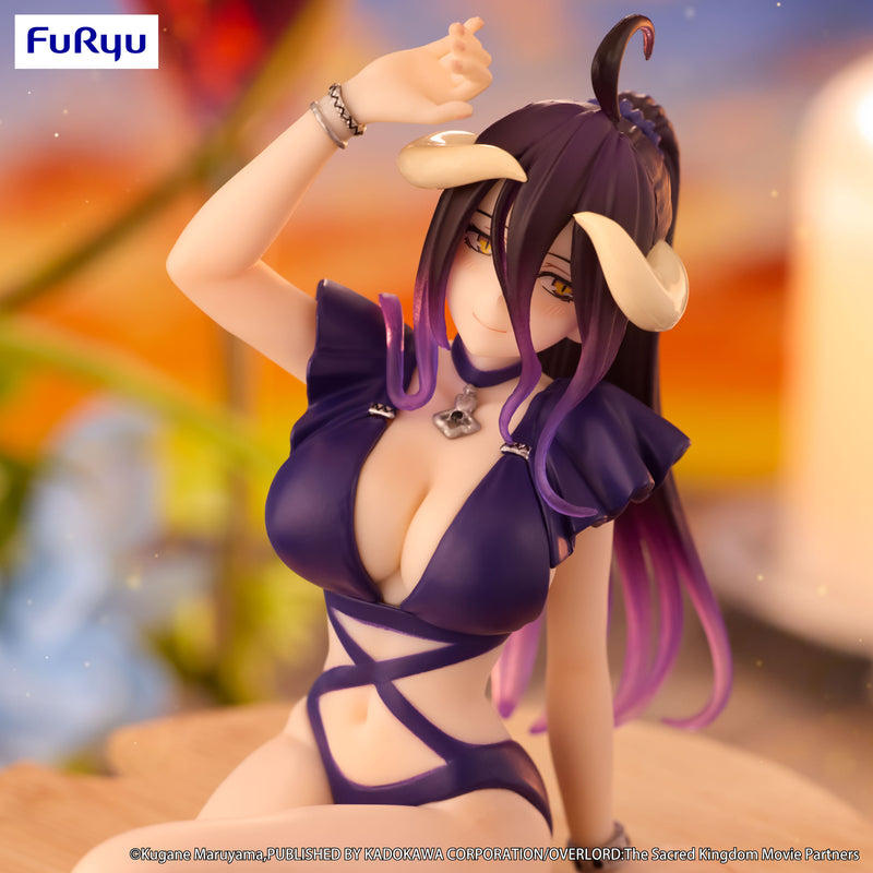 OVERLORD FURYU Noodle Stopper Figure -Albedo Swimsuit Dark Purple Color ver.-