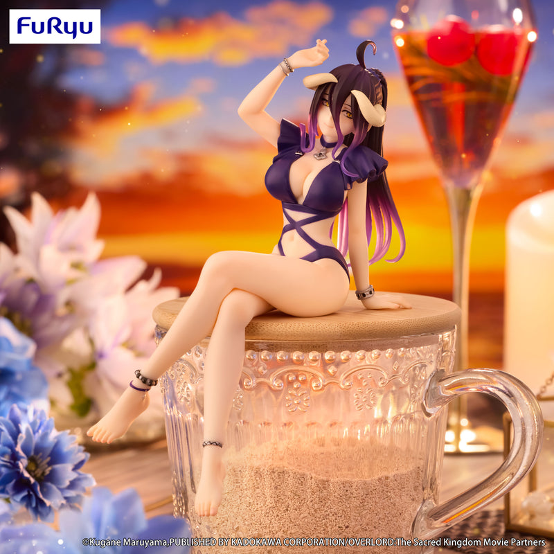 OVERLORD FURYU Noodle Stopper Figure -Albedo Swimsuit Dark Purple Color ver.-