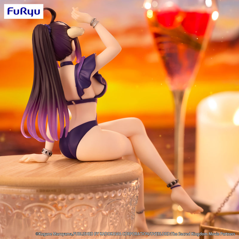 OVERLORD FURYU Noodle Stopper Figure -Albedo Swimsuit Dark Purple Color ver.-